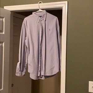 Button down shirt lavender more than purple